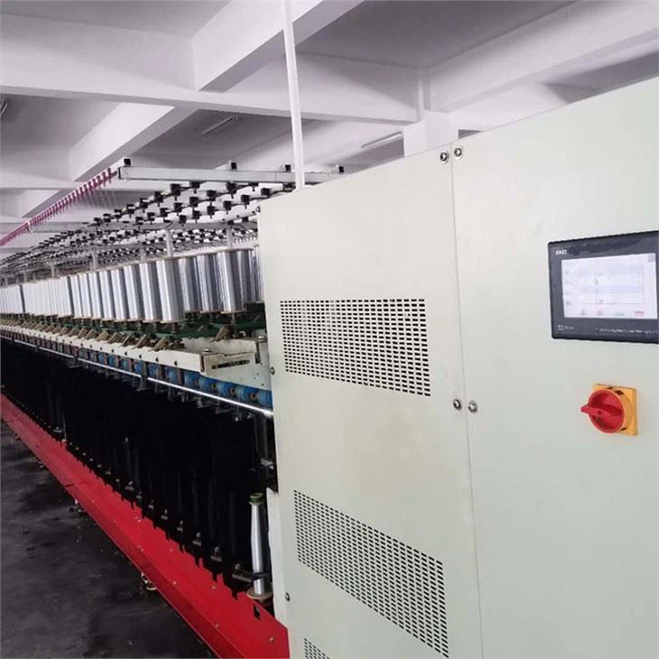 Polyester filament broderi garn ring vridningsmaskin